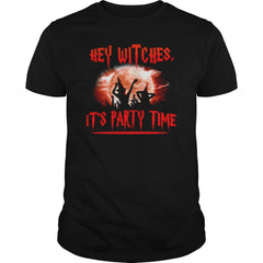 HEY WITCHES, IT'S PARTY TIME T SHIRT HALLOWEEN