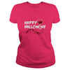Image of WINE AND BLOOD TEE SCREAMS HALLOWEEN and WINE
