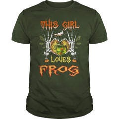 This Girl Loves Frog Halloween