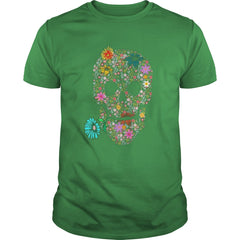 HAPPY HALLOWEEN day or eve SKULL SHIRT Horror Party Outfit T