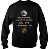Image of CAMPFIRE BELOW T SHIRT HOW I LOVE CAMPING SO