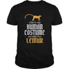 Image of Funny Cool Halloween Human Costume Lemur T-shirts