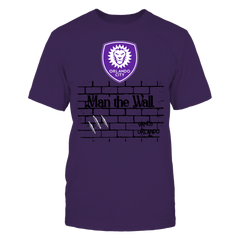 Orlando City Logo with Man the wall graphic