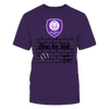 Image of Orlando City Logo with Man the wall graphic