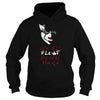 Image of RED BALLOON WE ALL FLOAT DOWN CLOWN HORROR HALLOWEEN T-SHIRT