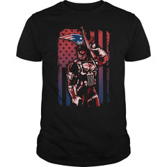 Patriots Flag Punisher Tshirt, Patriots Flag Punisher Hoodies
