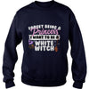 Image of Cute Halloween Witch Tees I Want To Be A White Witch Trick Or Treat Gift TShirt
