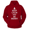 Image of Keep Calm And Be Merry Christmas Women-S  T Shirts