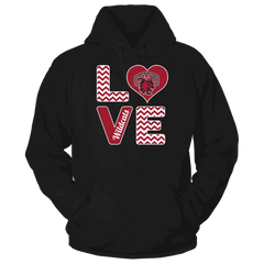 Central Washington Wildcats - Stacked Love