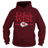 Image of kansas city chiefs West King In The Champions Tshirt