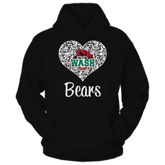 WUSTL Bears - Lace Heart Logo