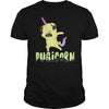 Image of Pugicorn T-Shirt, Pug Lovers Tee Funny Birthday Gift