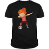 Image of Soccer Shirt for Girls Funny Dabbing Dab Dance Soccer Ball