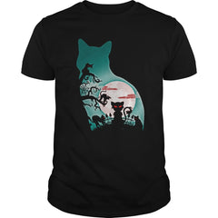 Halloween - Scary Halloween Cat T-Shirt For Women