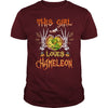 Image of This Girl Loves Chameleon Halloween