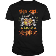 This Girl Loves Dachshund Halloween