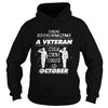 Image of Veteran Tee October Birthday Gift