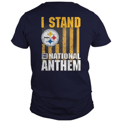 i stand for the national anthem  steelers