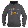 Image of Halloqueens are born in june funny halloween tshirt