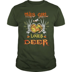 This Girl Loves Deer Halloween