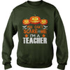 Image of You Can't Scare Me I'm A Teacher Halloween T-Shirt