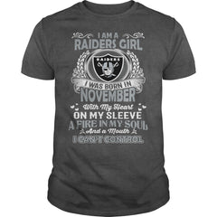 i am a raiders girl  november