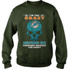 Image of I'm the Crazy DOLPHINS Fan T-Shirt