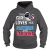 Image of Girl Loves Panthers And Carolina TShirt