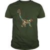 Image of LEMUR Skeleton Bone Skull Vintage Retro T-shirt Halloween