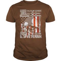 CALL ME US VETERAN T SHIRT