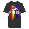 Image of Grunge LGBT Pride Flag - Fresno State Bulldogs
