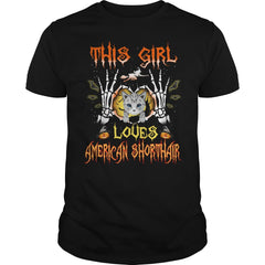 This Girl Loves AMERICAN SHORTHAIR Halloween