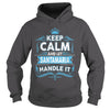 Image of Keep calm SANTAMARIA, SANTAMARIA tshirt