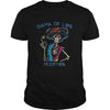 Image of Skeleton Flowers Skulls Shirt