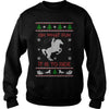 Image of HORSE CHRISTMAS SWEATER PATTERN Papa Mama Men Women Dogs Lovers Sunfrog Hoodie