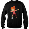 Image of Soccer Shirt for Girls Funny Dabbing Dab Dance Soccer Ball