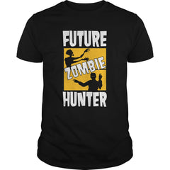 Future Zombie Hunter Funny Halloween T-Shirt