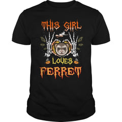 This Girl Loves Ferret Halloween