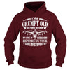 Image of Men's I'm A Grumpy Old Air Force Veteran My Level Of Sarcasm