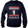 Image of OLD ENGLISH SHEEPDOG CHRISTMAS SWEATER