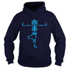 Image of Funny Halloween Pumpkin Skeleton Yoga 2017 T-shirt