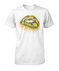 Image of Los Angeles Chargers - Golden Lips T-shirt