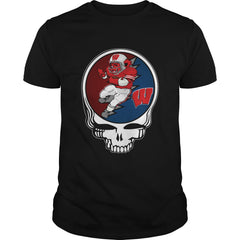 Grateful Dead Tshirt Wisconsin Badgers