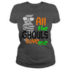 Image of Halloween ghost shirt kids boys all the ghouls love me son shirt