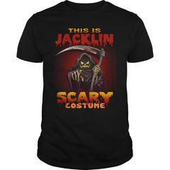 Name Jacklin Halloween T-Shirt On It - Great Halloween T-Shirt With Name
