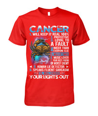 Cancer Zodiac Signs limited edition T-shirts