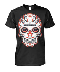 Chicago Bears Skullcap Tshirt