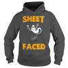 Image of Sheet Faced Funny Halloween Ghost Shirt And Mug