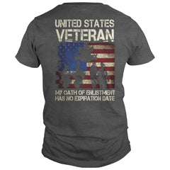 United States Veteran Oath Hoodie Zip-up