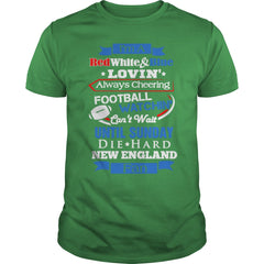 New england patriots fan football Club T-Shirt